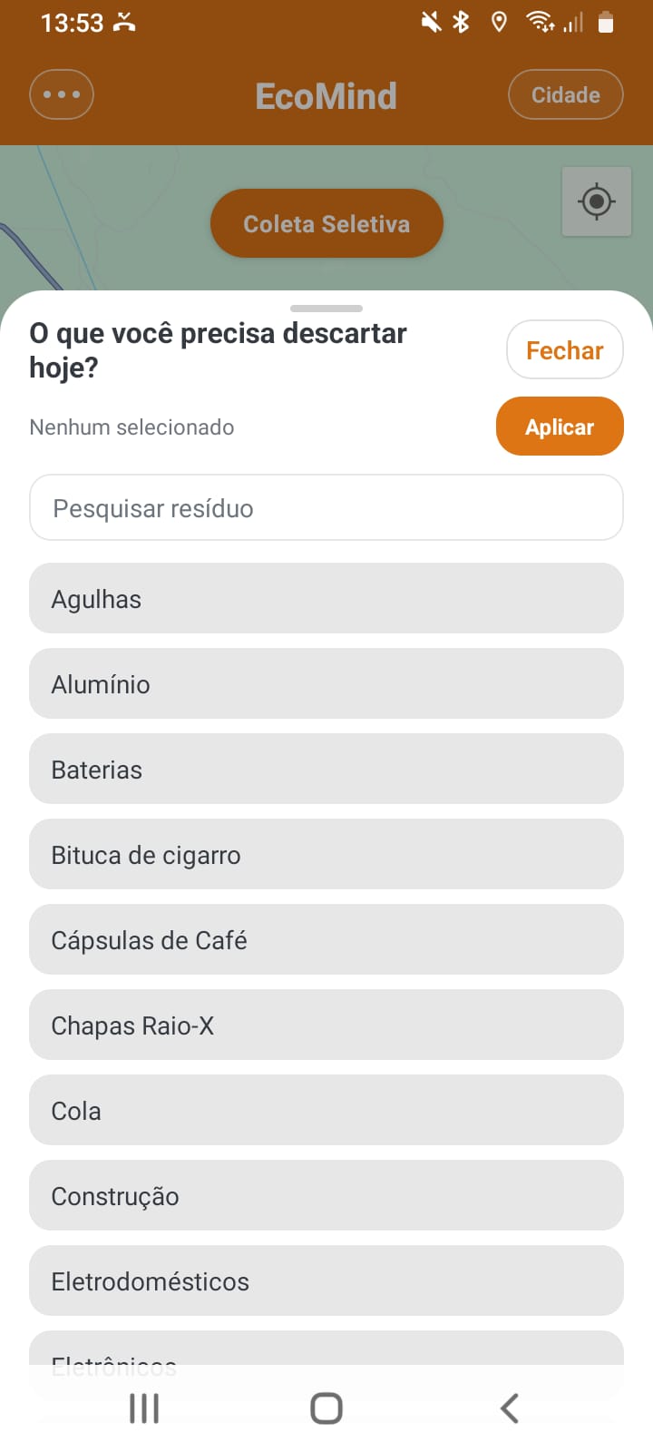 Filtro de resíduos
